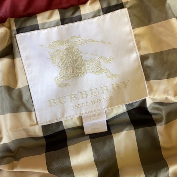 Burberry Quilted Puffer Baby Jacket Winter - Picture 5 of 8